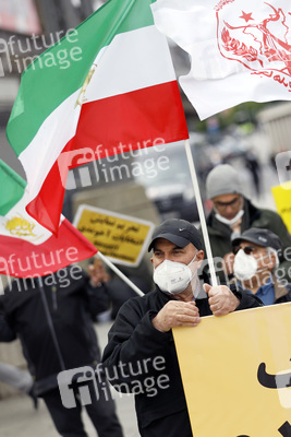 Demo für die Opposition im Iran in Köln