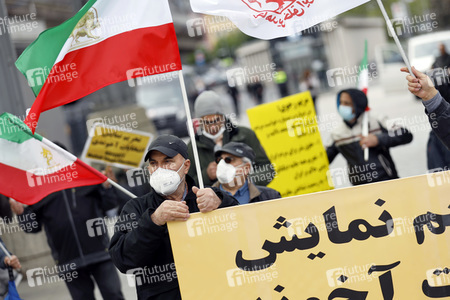 Demo für die Opposition im Iran in Köln