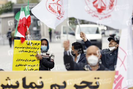 Demo für die Opposition im Iran in Köln