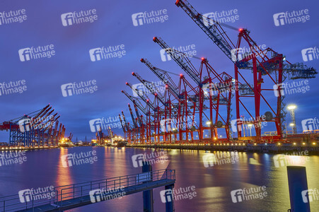 Containerterminal Burchardkai in Hamburg