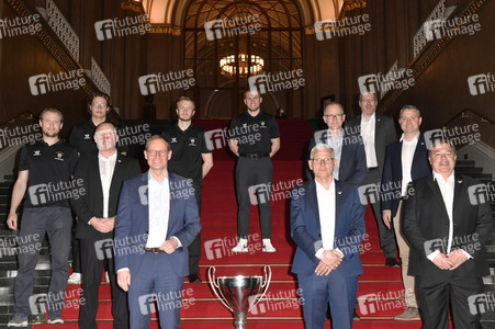 Empfang der Eisbären Berlin im Roten Rathaus in Berlin