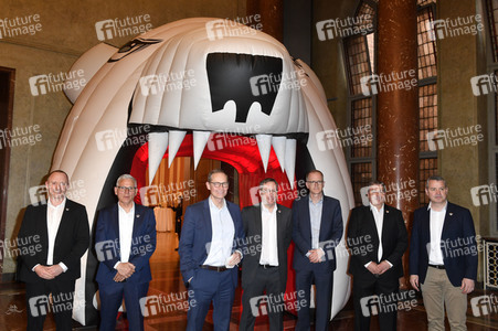 Empfang der Eisbären Berlin im Roten Rathaus in Berlin