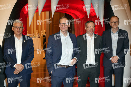 Empfang der Eisbären Berlin im Roten Rathaus in Berlin
