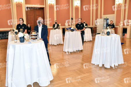Empfang der Eisbären Berlin im Roten Rathaus in Berlin