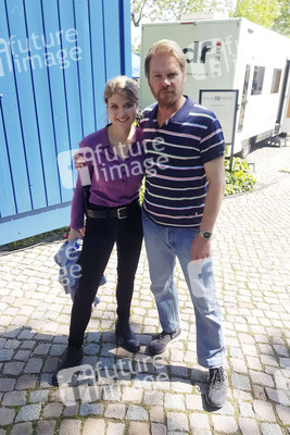 Dreharbeiten zum ZDF-Erzgebirgskrimi 'Tod einer Journalistin' in Chemnitz