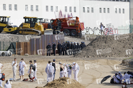 Besetzung der A100-Baustelle in Berlin
