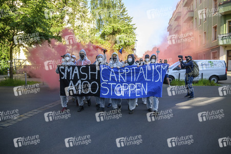 Besetzung der A100-Baustelle in Berlin