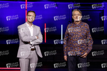 Markus Gabriel und Gert Scobel auf der lit.Cologne 2021 in Köln