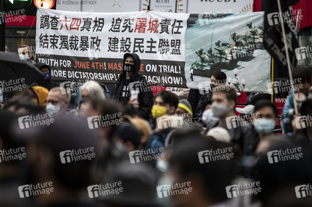 Tian’anmen-Massaker Mahnwache in London