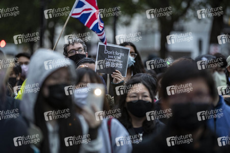 Tian’anmen-Massaker Mahnwache in London