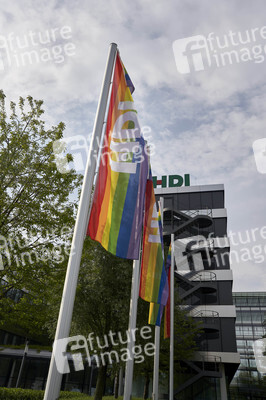 HDI Regenbogenfahnen in Hannover