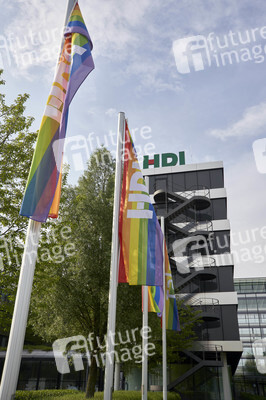 HDI Regenbogenfahnen in Hannover