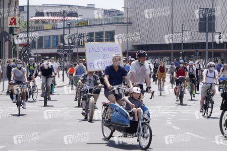 Fahrrad-Demo 'Verkehrswende jetzt' in Berlin
