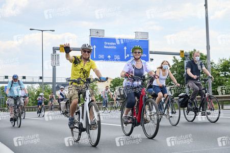 Fahrrad-Demo 'Verkehrswende jetzt' in Berlin