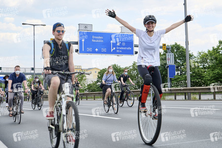 Fahrrad-Demo 'Verkehrswende jetzt' in Berlin