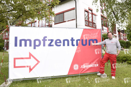 Impfzentrum der Johanniter in Oberhaching