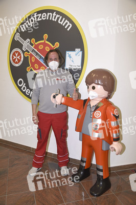 Impfzentrum der Johanniter in Oberhaching