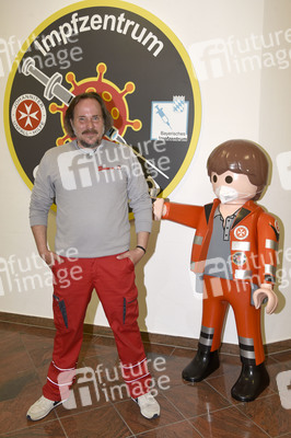 Impfzentrum der Johanniter in Oberhaching