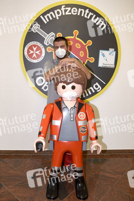 Impfzentrum der Johanniter in Oberhaching