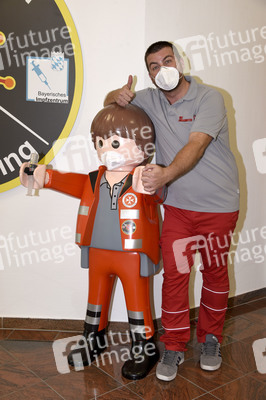 Impfzentrum der Johanniter in Oberhaching