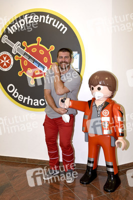 Impfzentrum der Johanniter in Oberhaching