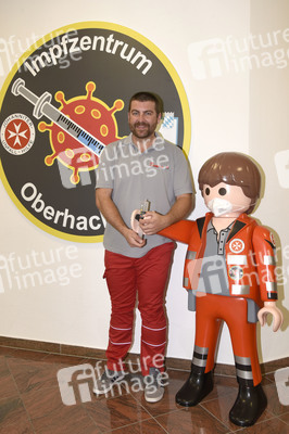 Impfzentrum der Johanniter in Oberhaching