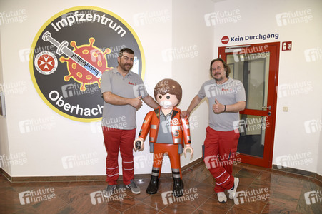 Impfzentrum der Johanniter in Oberhaching