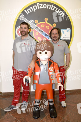 Impfzentrum der Johanniter in Oberhaching