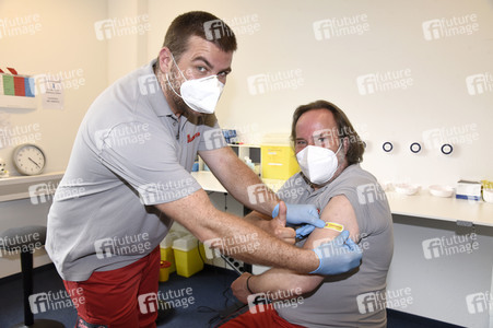 Impfzentrum der Johanniter in Oberhaching