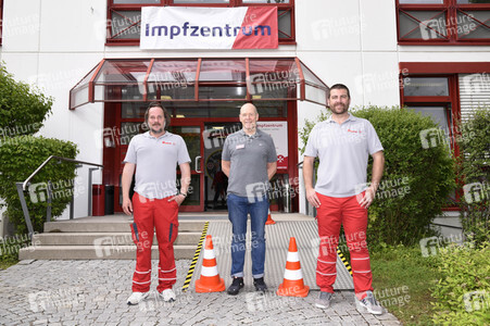 Impfzentrum der Johanniter in Oberhaching