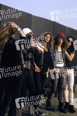 Photoshooting mit Skid Row in Milton Keynes