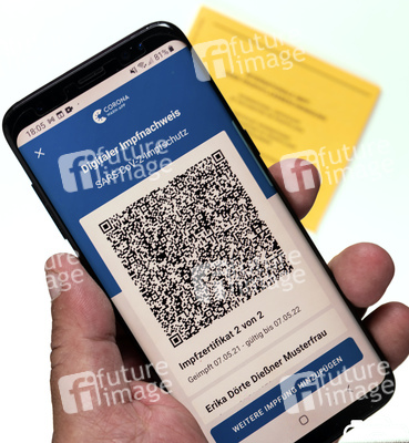 Symbolfoto Digitaler Impfnachweis