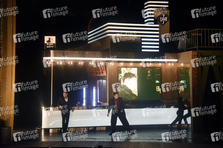 Theaterprobe 'Fabian oder Der Gang vor die Hunde' in Berlin