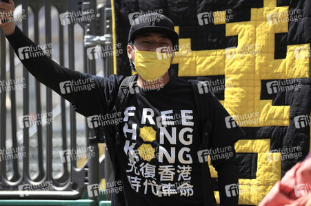 Kundgebung zum 2. Jahrestag des Beginns der Honkong-Proteste in London