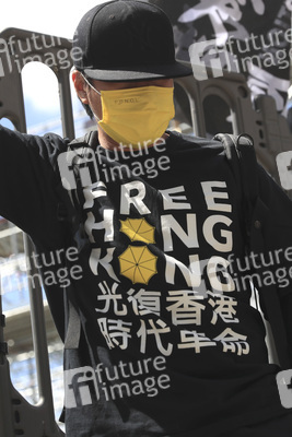 Kundgebung zum 2. Jahrestag des Beginns der Honkong-Proteste in London