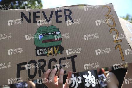 Kundgebung zum 2. Jahrestag des Beginns der Honkong-Proteste in London