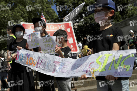 Kundgebung zum 2. Jahrestag des Beginns der Honkong-Proteste in London