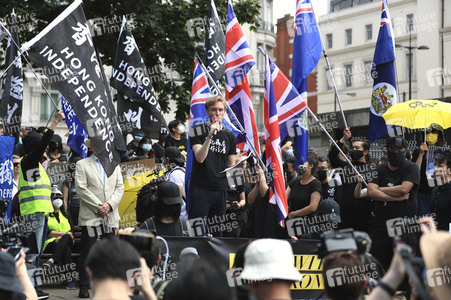 Kundgebung zum 2. Jahrestag des Beginns der Honkong-Proteste in London