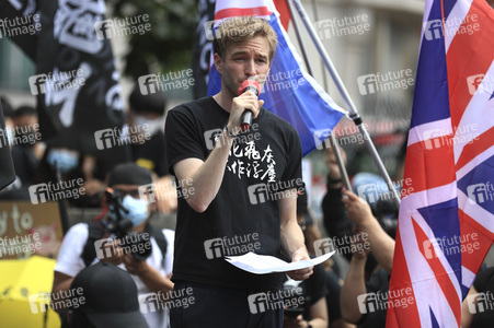 Kundgebung zum 2. Jahrestag des Beginns der Honkong-Proteste in London