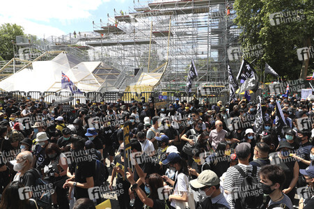 Kundgebung zum 2. Jahrestag des Beginns der Honkong-Proteste in London
