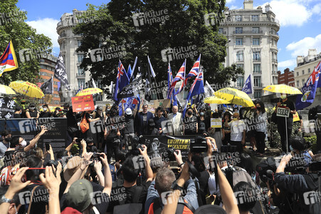 Kundgebung zum 2. Jahrestag des Beginns der Honkong-Proteste in London