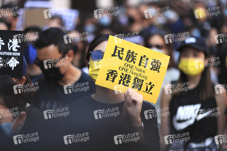 Kundgebung zum 2. Jahrestag des Beginns der Honkong-Proteste in London