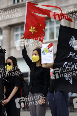 Hongkong-Demonstration in Köln