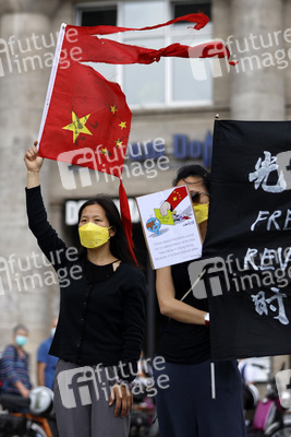 Hongkong-Demonstration in Köln