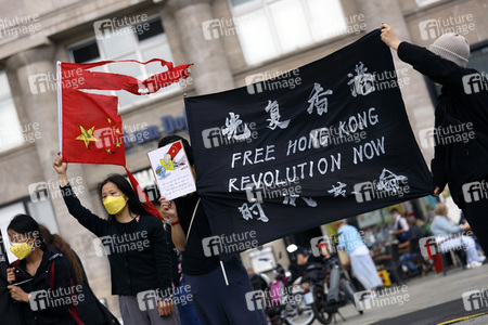 Hongkong-Demonstration in Köln