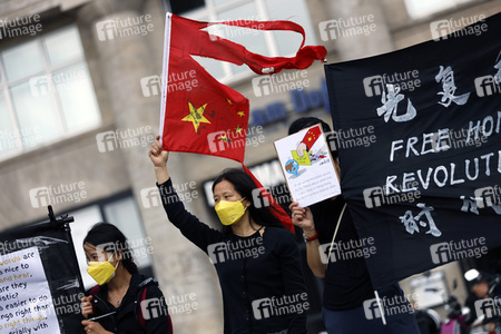 Hongkong-Demonstration in Köln