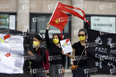 Hongkong-Demonstration in Köln