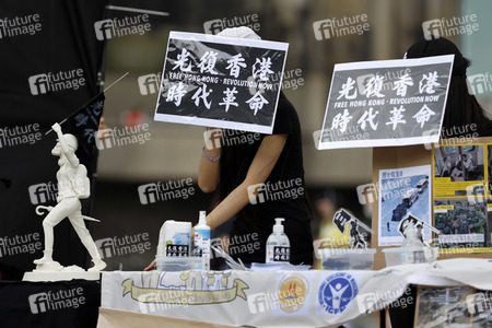 Hongkong-Demonstration in Köln