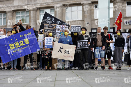Hongkong-Demonstration in Köln