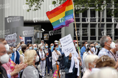 Kundgebung von Gläubigen in Köln